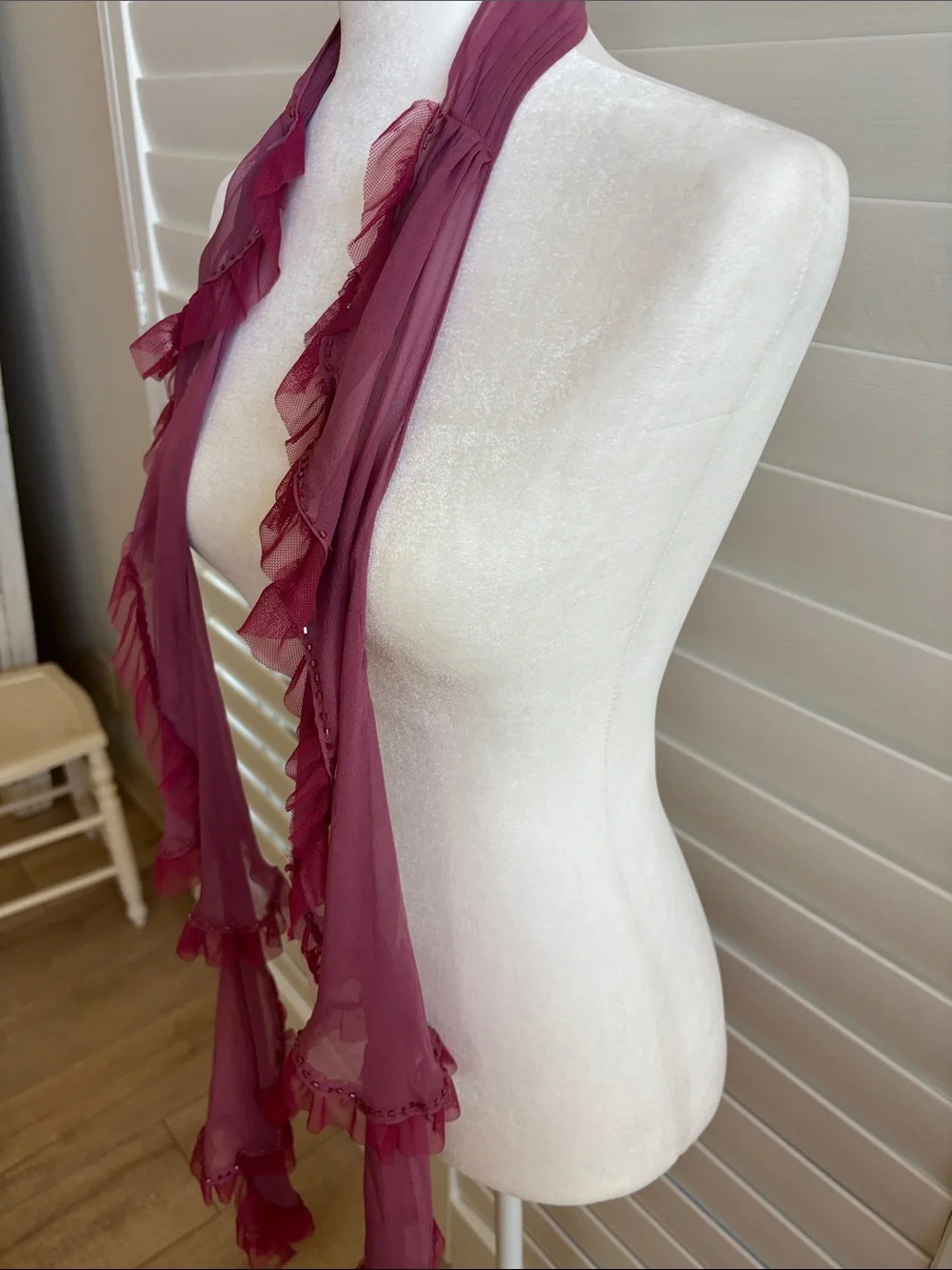 Betsey Johnson silk scarf